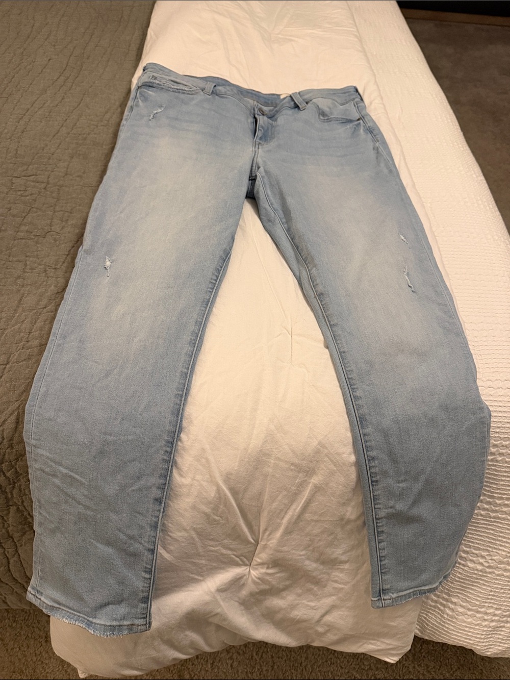 Light Blue Skinny Jeans - Brand Unknown